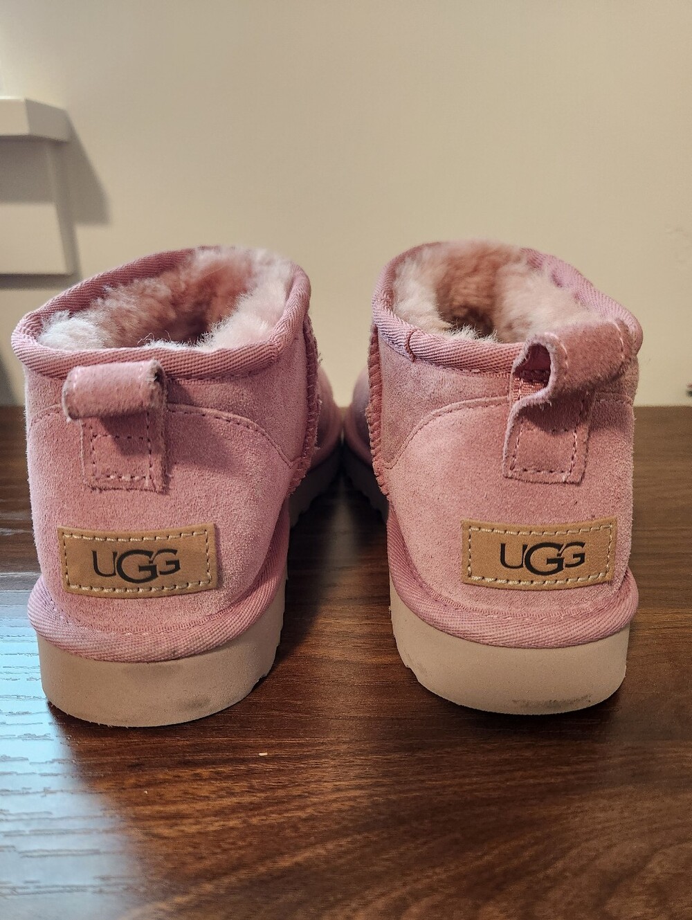 UGG Classic Ultra Mini Boots In Dusty Orchid Size 7 - Picture 4 of 14